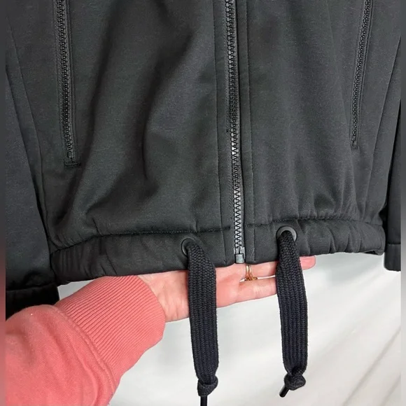 The North Face Jazzer Full Zip Jacket Drawstring Hem Relaxed Oversized Winter - Picture 5 of 12